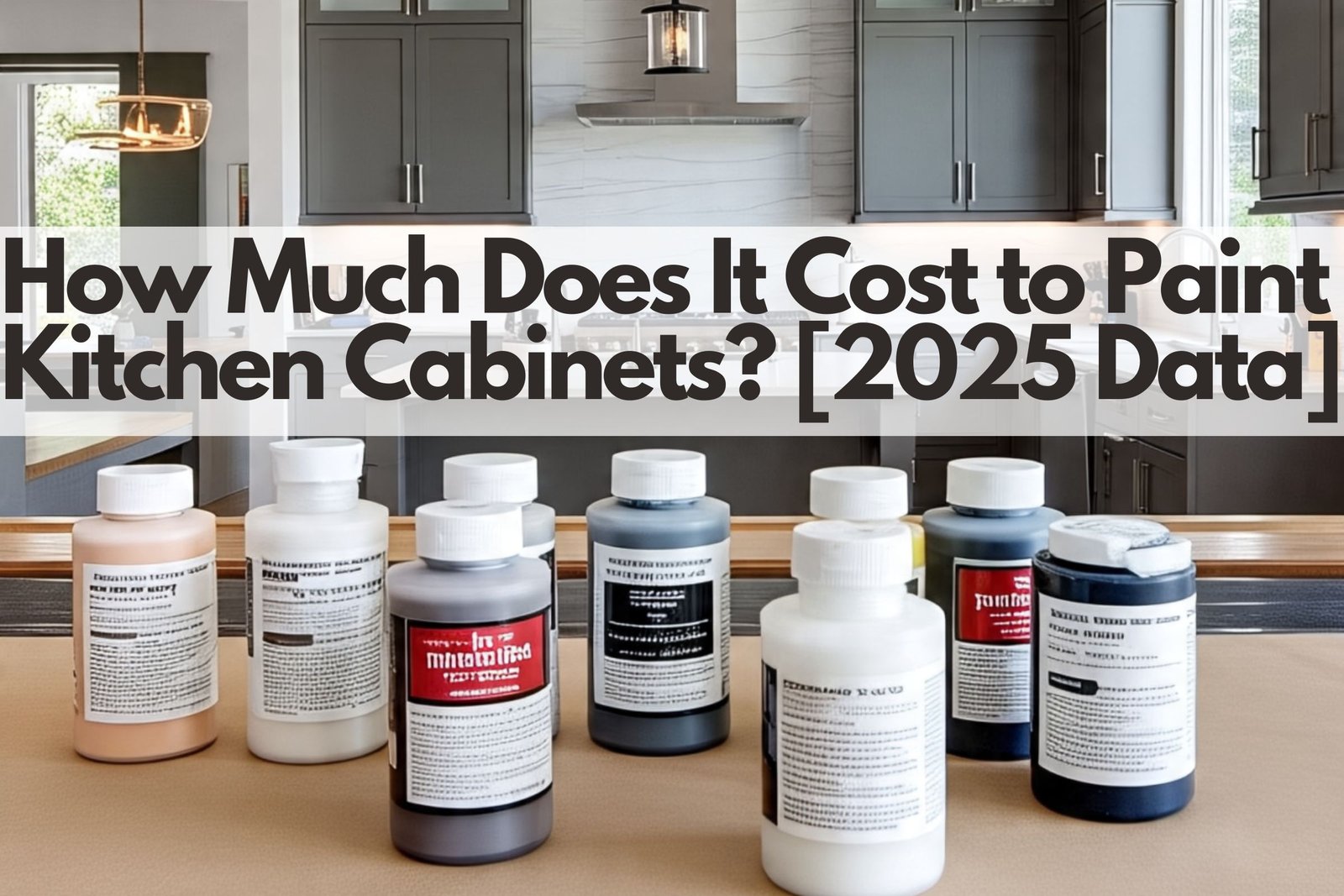 How Much Does It Cost to Paint Kitchen Cabinets? [2025 Data]