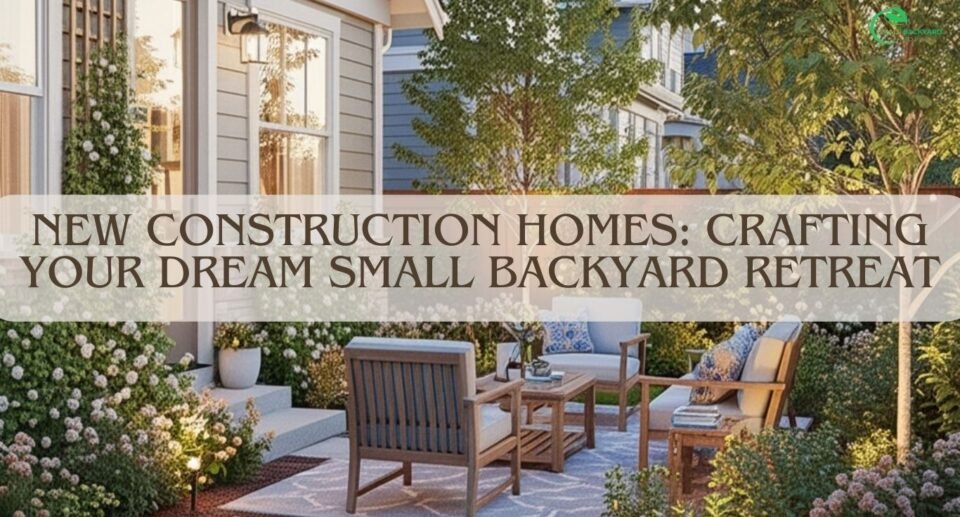 New Construction Homes: Crafting Your Dream Small Backyard Retreat