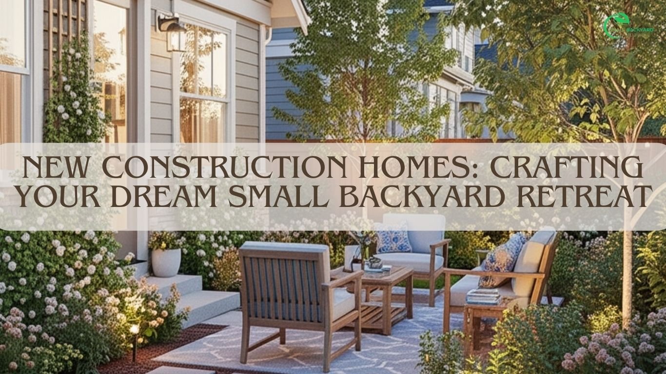 New Construction Homes: Crafting Your Dream Small Backyard Retreat